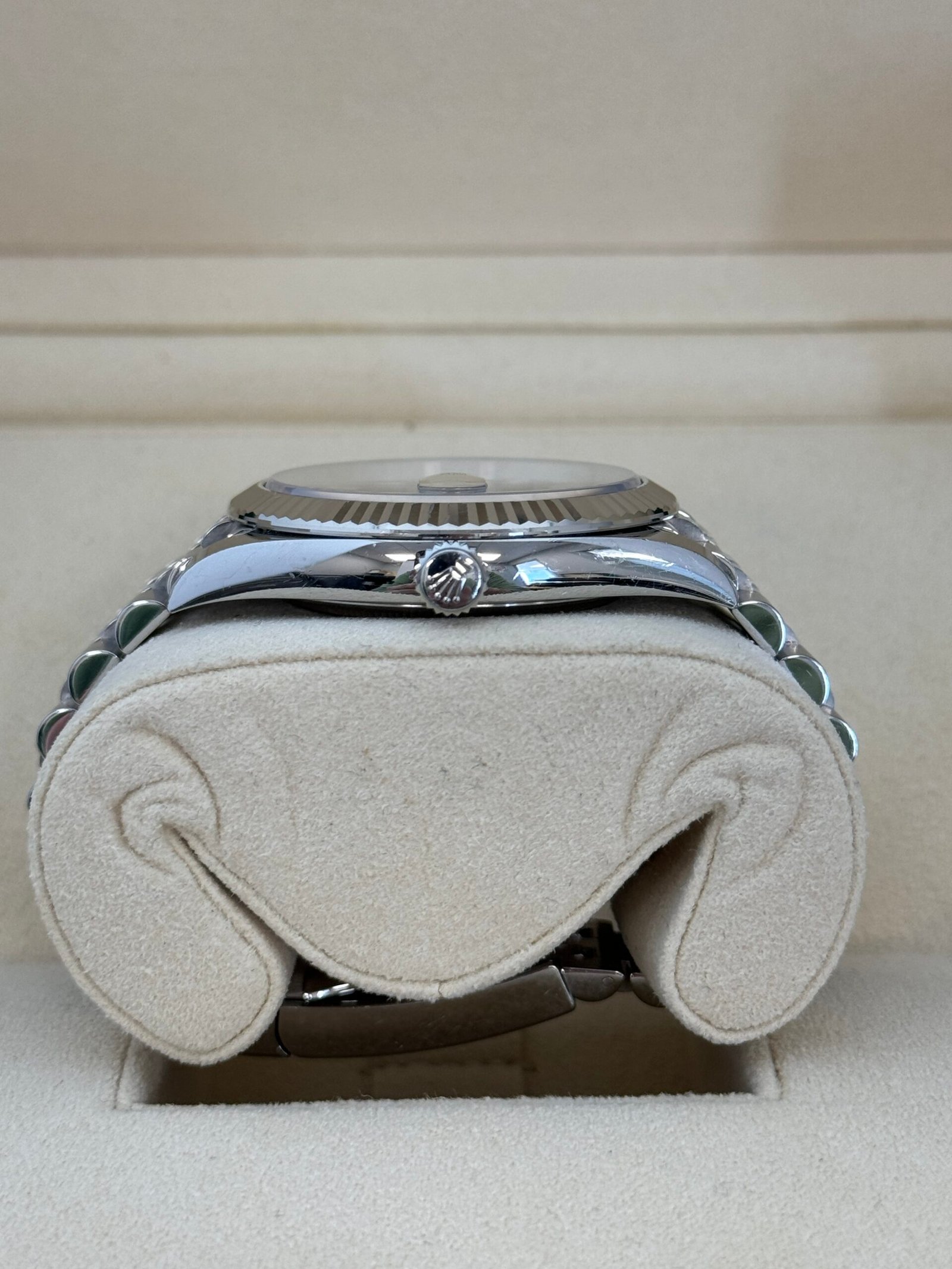 Rolex Datejust 41mm Stainless Steel White Gold 2021 - Image 3